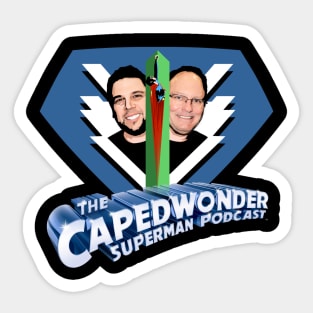 CapedWonder Podcast logo 1 Sticker